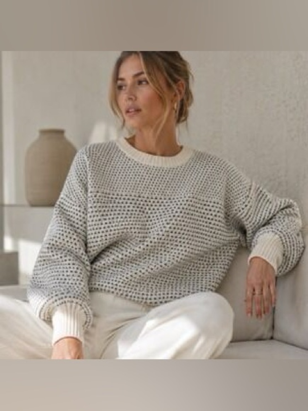 Summersalt Wool Cashmere Knit Sweater
